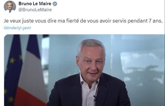 Fransa'nın 7 yıldır Ekonomi Bakanı olan Bruno Le Maire siyaseti bırakıyor - 1. Resim