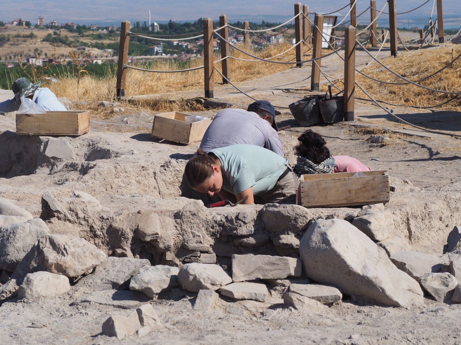 Malatya'daki Arslantepe Höyüğü, İtalyan arkeologun evi oldu, 28 yıldır kazı yapıyor İtalyan arkeolog Malatya'da Arslantepe Höyüğü'nü evi olarak görüyor - 3. Resim