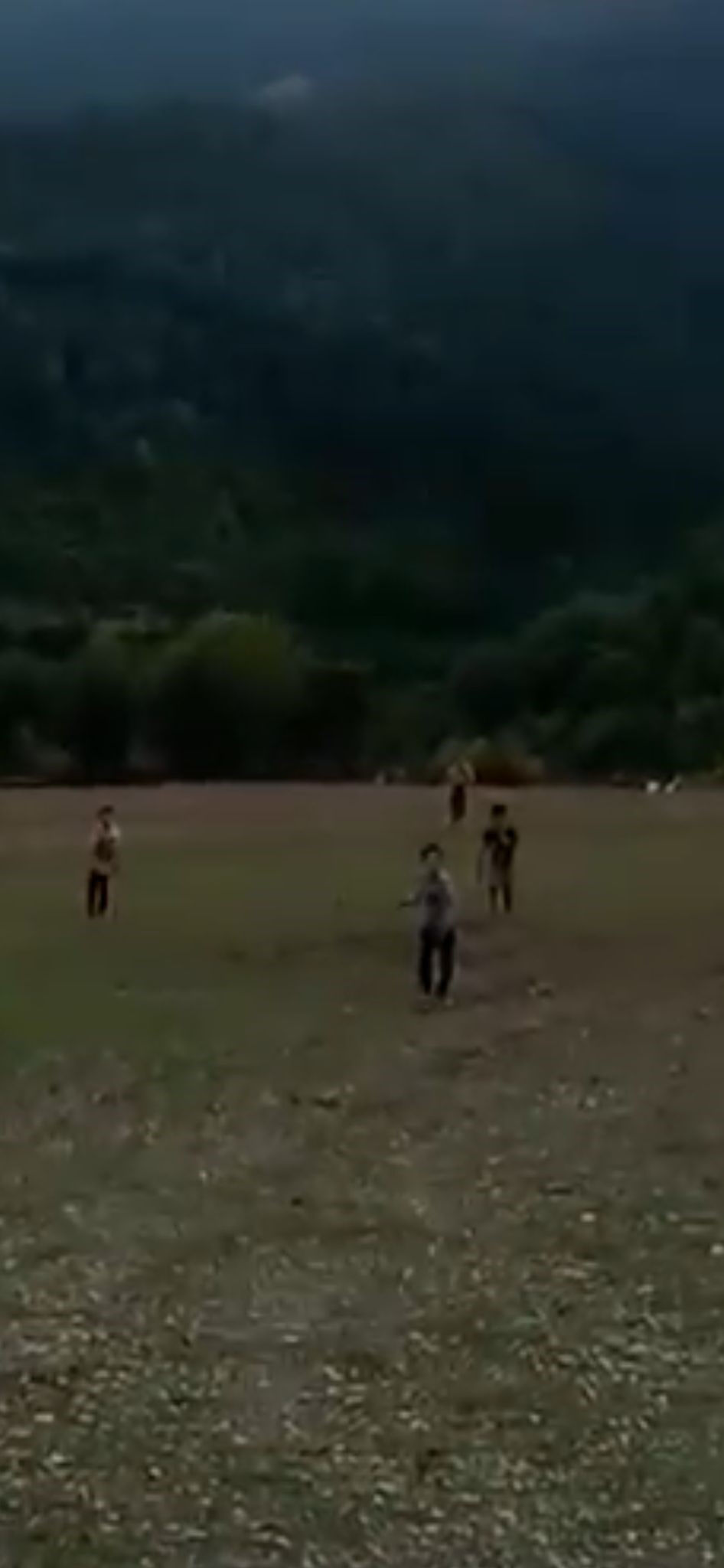 Dehşete düşüren görüntüler: Çocuklar yaşlı çifte taşlarla saldırdı - 1. Resim