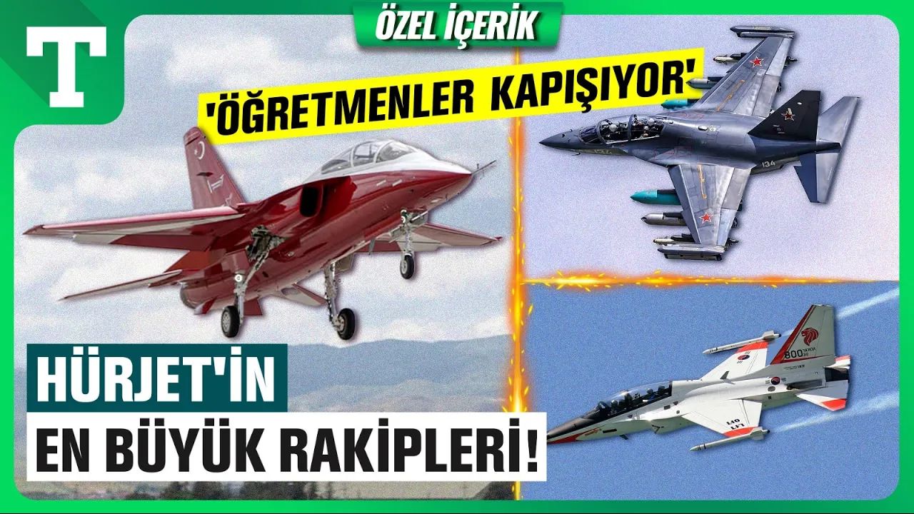 HÜRJET'in en güçlü rakipleri! Bu uçakları uçuramayan pilot olamaz