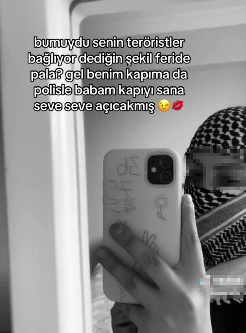 Sosyal medyada PKK/KCK terör örgütü propagandası! 16 yaşındaki genç kız gözaltında - 1. Resim