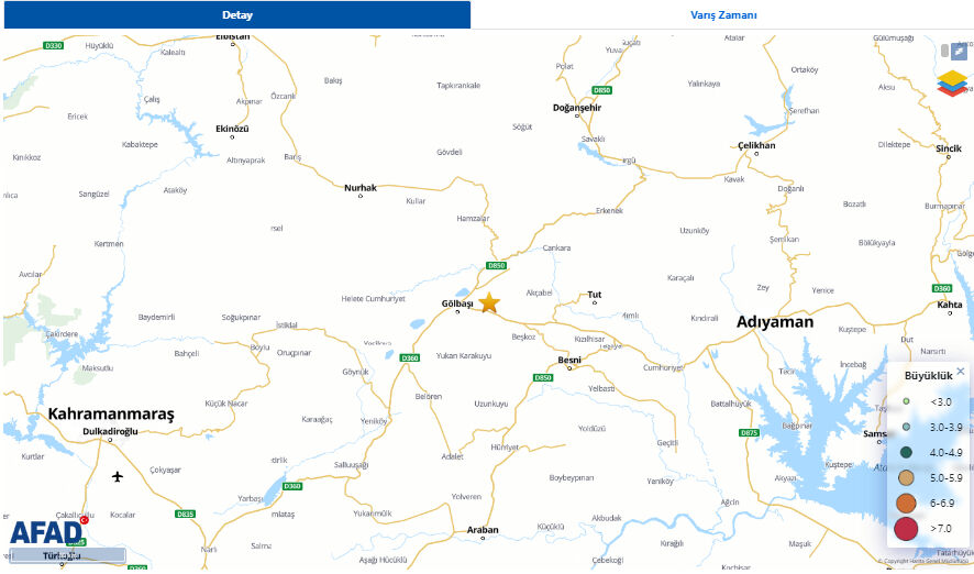 Adıyaman'da korkutan deprem! AFAD ve Kandilli'den ilk veriler geldi - 1. Resim