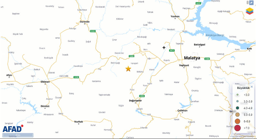 Malatya ve Adıyaman'da peş peşe deprem!  AFAD ve Kandilli'den ilk veriler geldi - 2. Resim