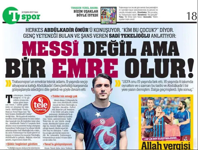 Abdülkadir Ömür'ün kariyer yolculuğu 