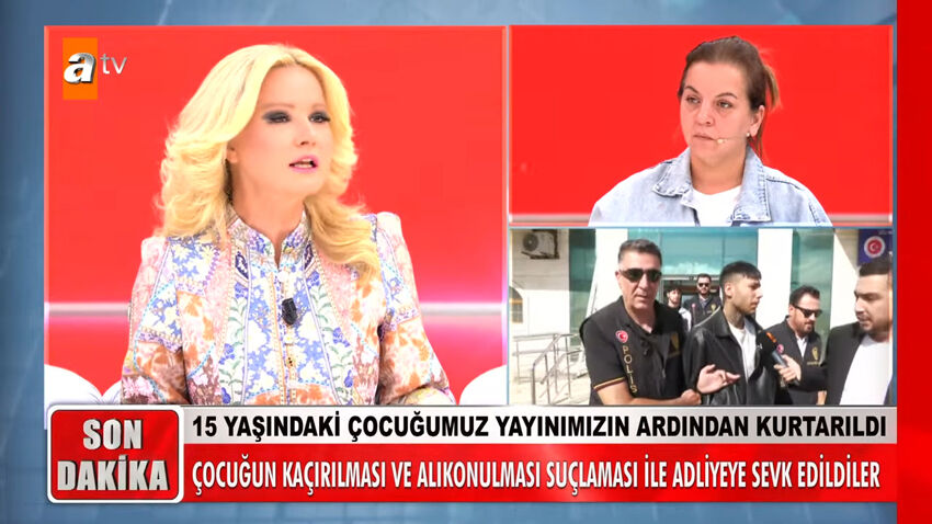 Müge Anlı'da aranan 15 yaşındaki çocuk bulundu! Alıkoyan kişi canlı yayında küfürler savurdu - 1. Resim