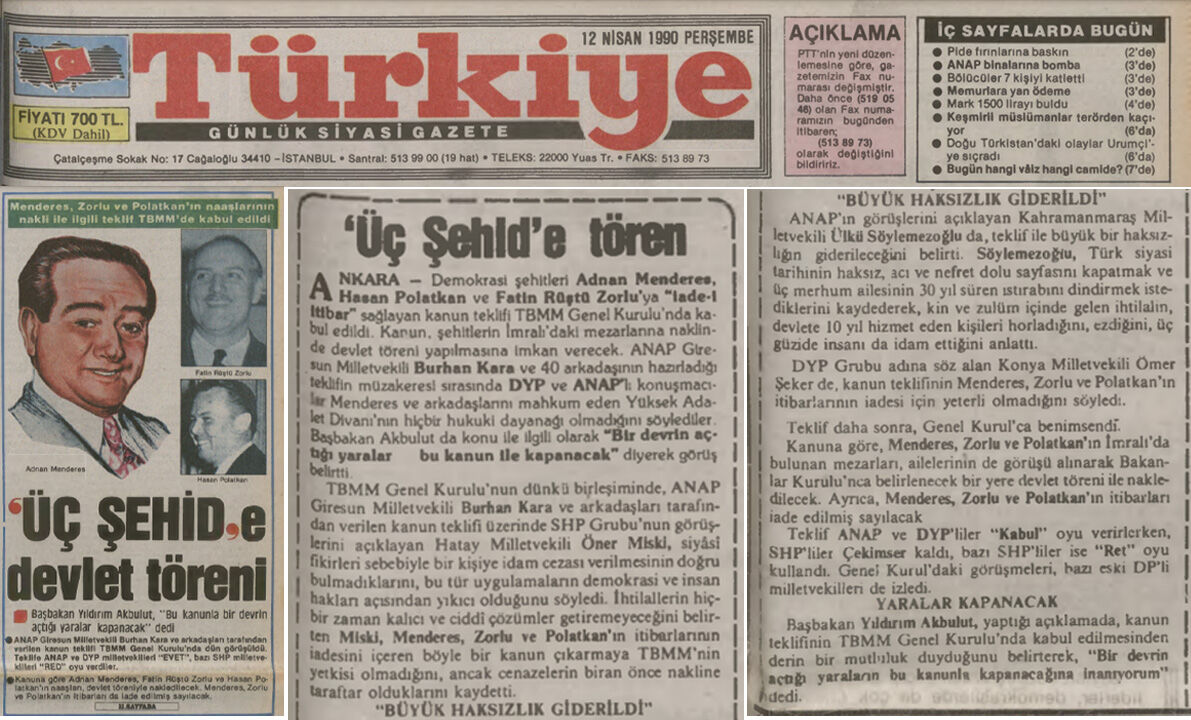 Adnan Menderes idam sehpasına bu sözlerle yürüdü: Ölümüm ebediyete kadar sizi takip edecek ve bir gün silip süpürecektir Adnan Menderes idam sehpasına bu sözlerle yürüdü: Ölümüm ebediyete kadar sizi takip edecek ve bir gün silip süpürecektir - 2. Resim