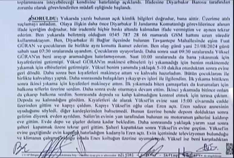 Narin'in yengesi Hediye Güran'ın ifadesi ortaya çıktı - 5. Resim