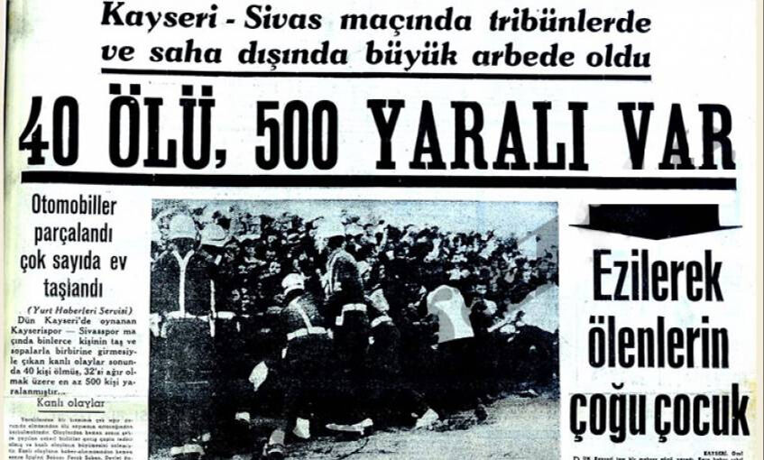 Stadyum kapılarının yönünü değiştiren facia: 17 Eylül 1967 Kayserispor - Sivasspor maçı Stadyum kapılarının yönünü değiştiren facia: 17 Eylül 1967 Kayserispor - Sivasspor maçı - 6. Resim