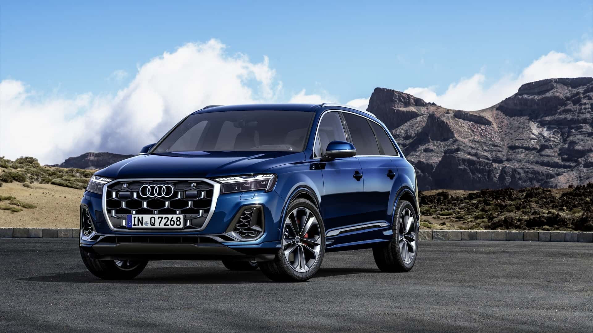 2024 Audi Q7 tanıtıldı! Ön tampon, ızgara, farlar, stoplar tamamen yenilendi... - 5. Resim