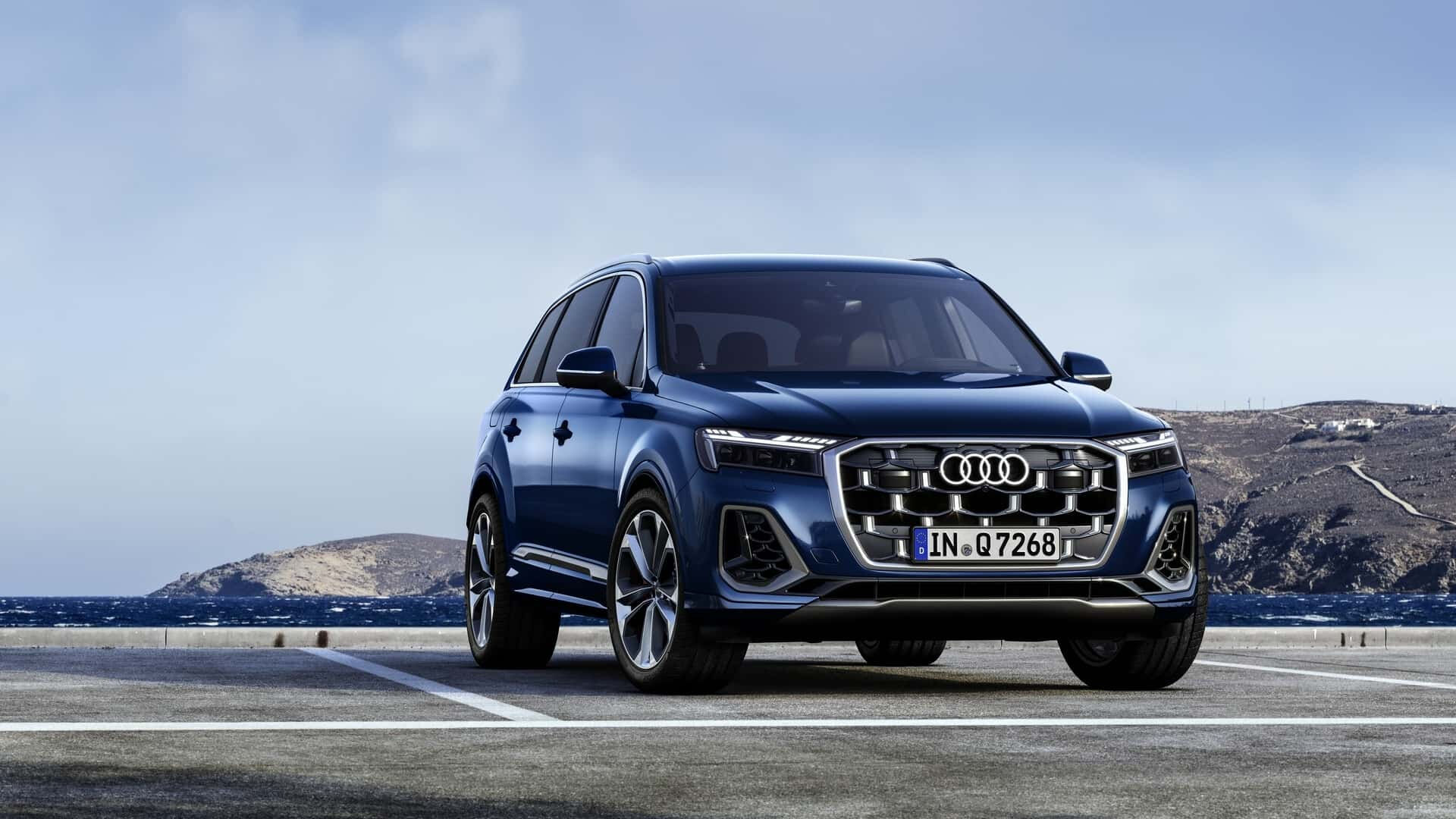 2024 Audi Q7 tanıtıldı! Ön tampon, ızgara, farlar, stoplar tamamen yenilendi... - 6. Resim