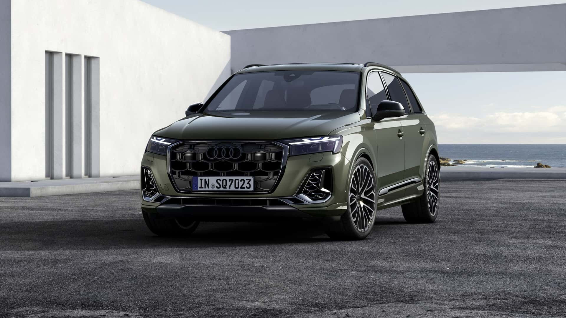 2024 Audi Q7 tanıtıldı! Ön tampon, ızgara, farlar, stoplar tamamen yenilendi... - 32. Resim