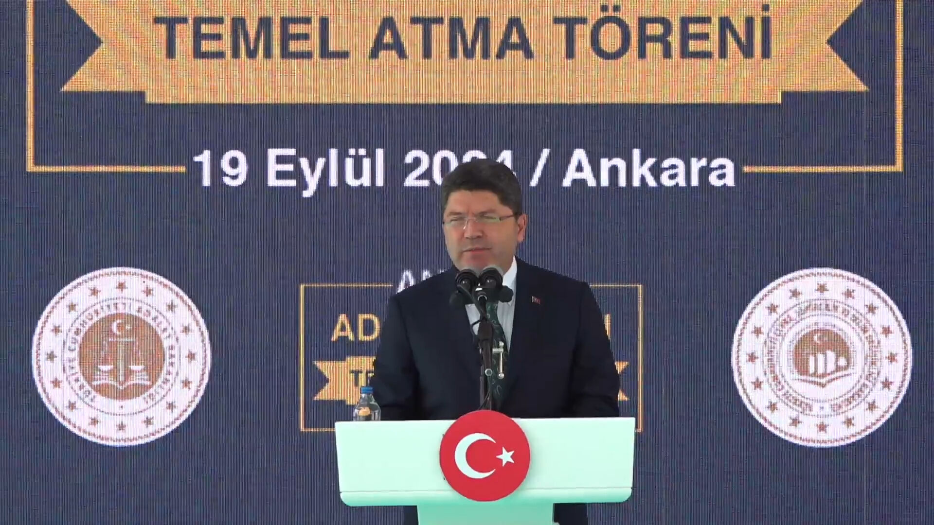 Ankara Adalet Sarayı temel atma töreni gerçekleştirildi! Bakanlardan peş peşe önemli açıklamalar Ankara Adalet Sarayı temel atma töreni gerçekleştirildi! Bakanlardan peş peşe önemli açıklamalar - 2. Resim