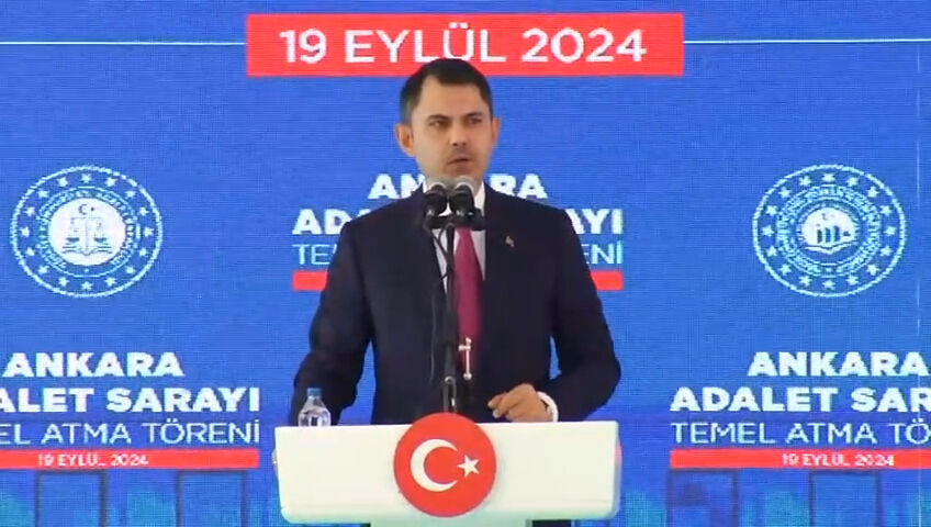 Ankara Adalet Sarayı temel atma töreni gerçekleştirildi! Bakanlardan peş peşe önemli açıklamalar Ankara Adalet Sarayı temel atma töreni gerçekleştirildi! Bakanlardan peş peşe önemli açıklamalar - 1. Resim