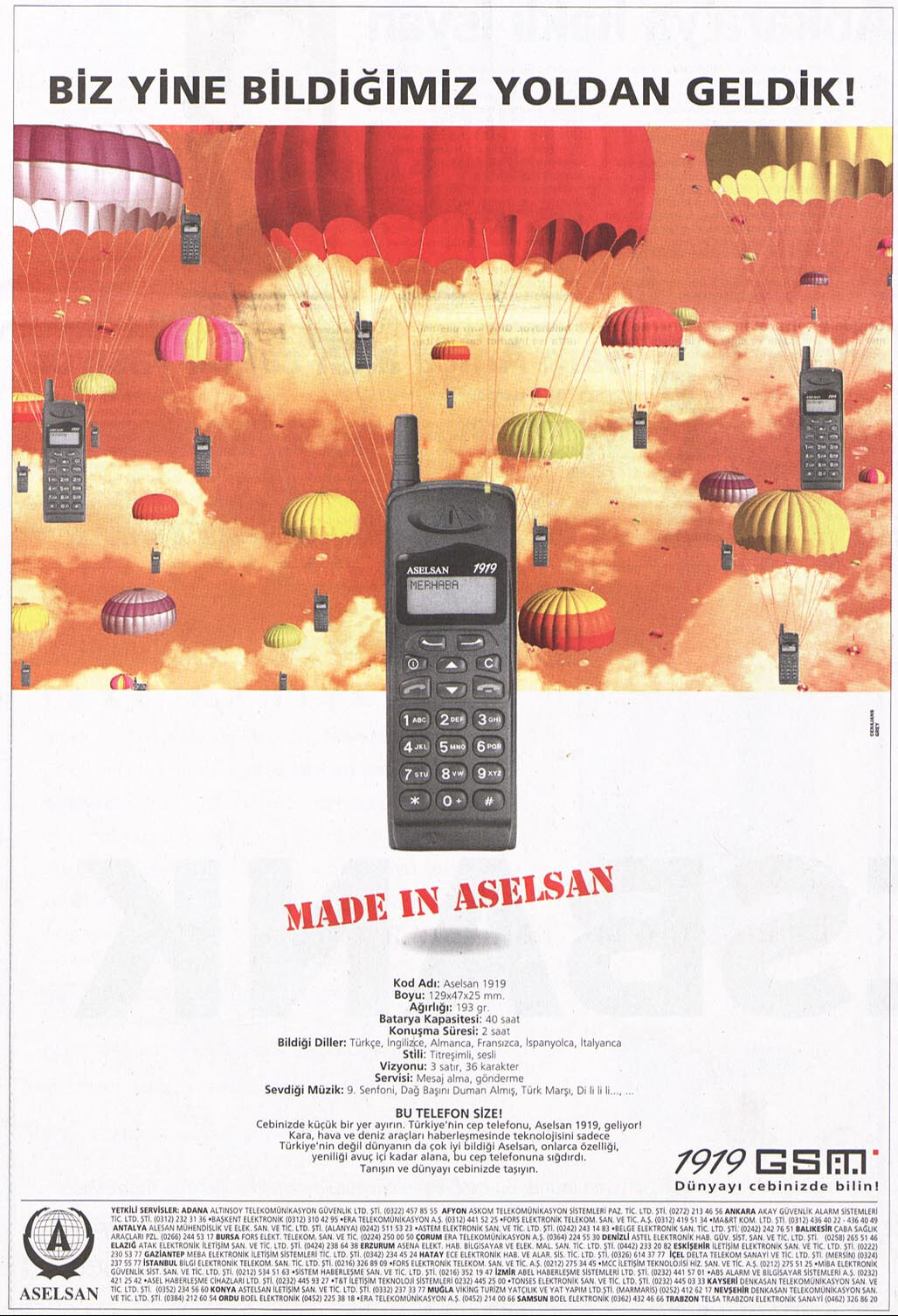 ASELSAN'ın 1919 model cep telefonu 27 yıl sonra gündemde ASELSAN'ın 1919 model cep telefonu 27 yıl sonra gündemde - 3. Resim