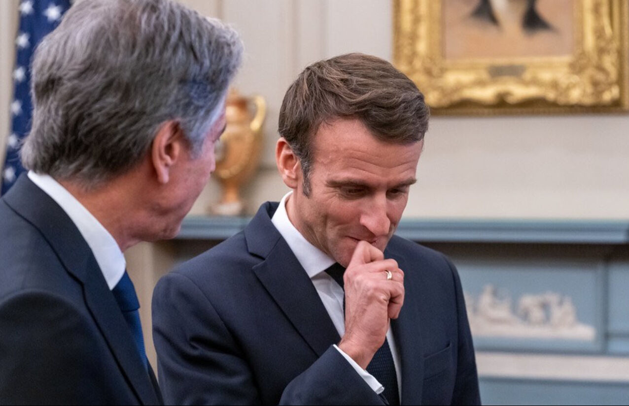 Fransa Cumhurbaşkanı Macron ve ABD Dışişleri Bakanı Blinken Paris'te Gazze'yi konuştu Fransa Cumhurbaşkanı Macron ve ABD Dışişleri Bakanı Blinken Paris'te Gazze'yi konuştu - 1. Resim