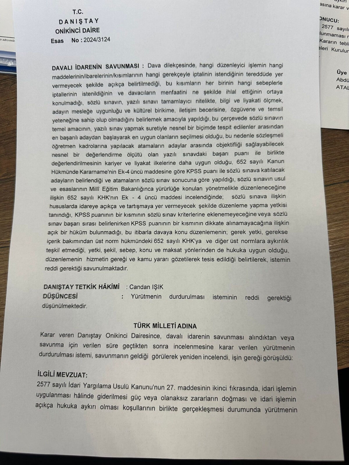 Öğretmen atamalarında merak edilen üç soru! 'Mahkemelik mülakat'ta Danıştay kararı yanlış anlaşıldı - 1. Resim