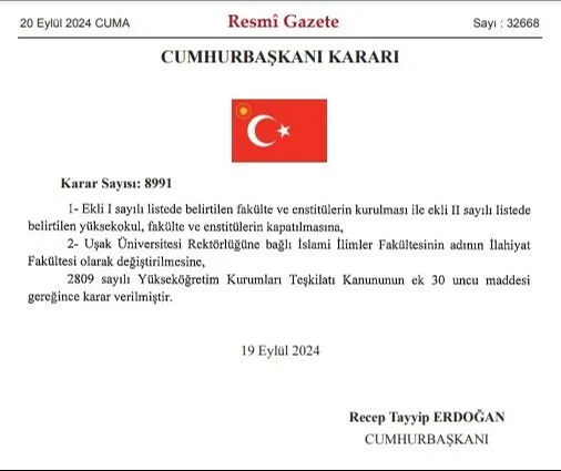 Resmi Gazete'de yayımlandı, 4 &uuml;niversiteye yeni fak&uuml;lte ve enstit&uuml;ler kuruldu - 1. Resim