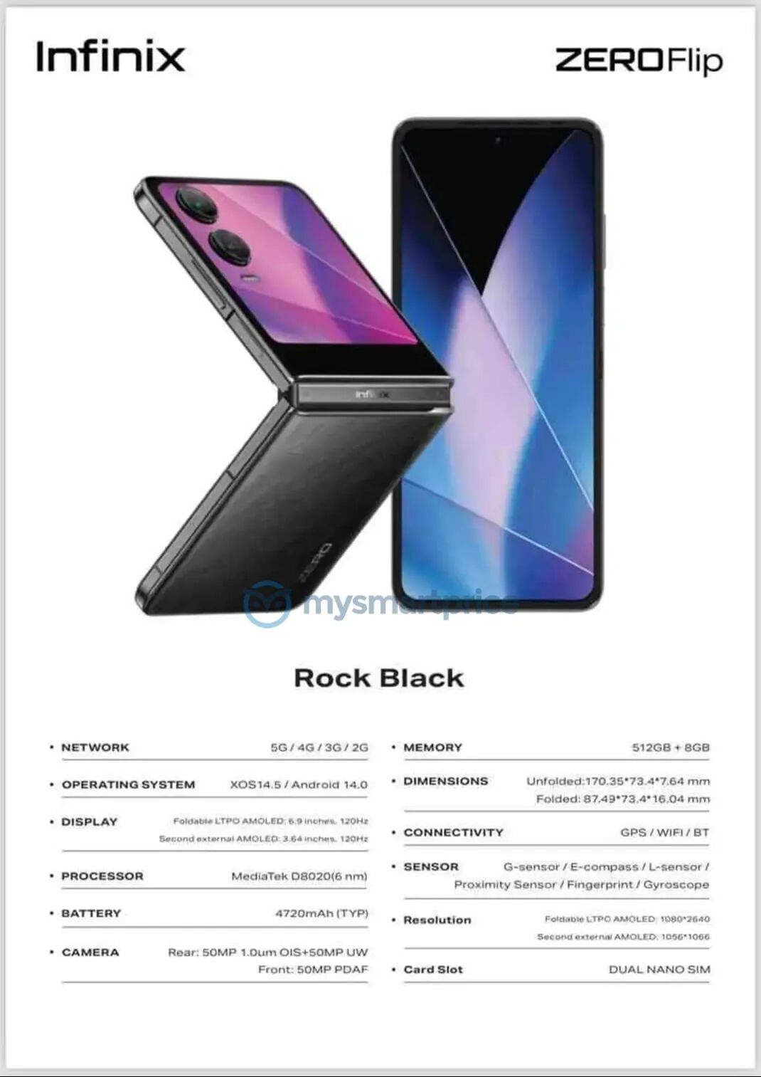 Infinix Zero Flip 5G teknik özellikleri ve görselleri sızdırıldı! Infinix Zero Flip 5G teknik özellikleri ve görselleri sızdırıldı! - 3. Resim