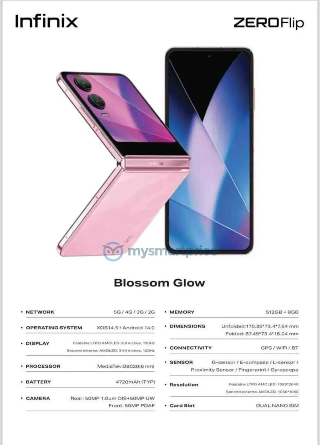 Infinix Zero Flip 5G teknik özellikleri ve görselleri sızdırıldı! Infinix Zero Flip 5G teknik özellikleri ve görselleri sızdırıldı! - 2. Resim