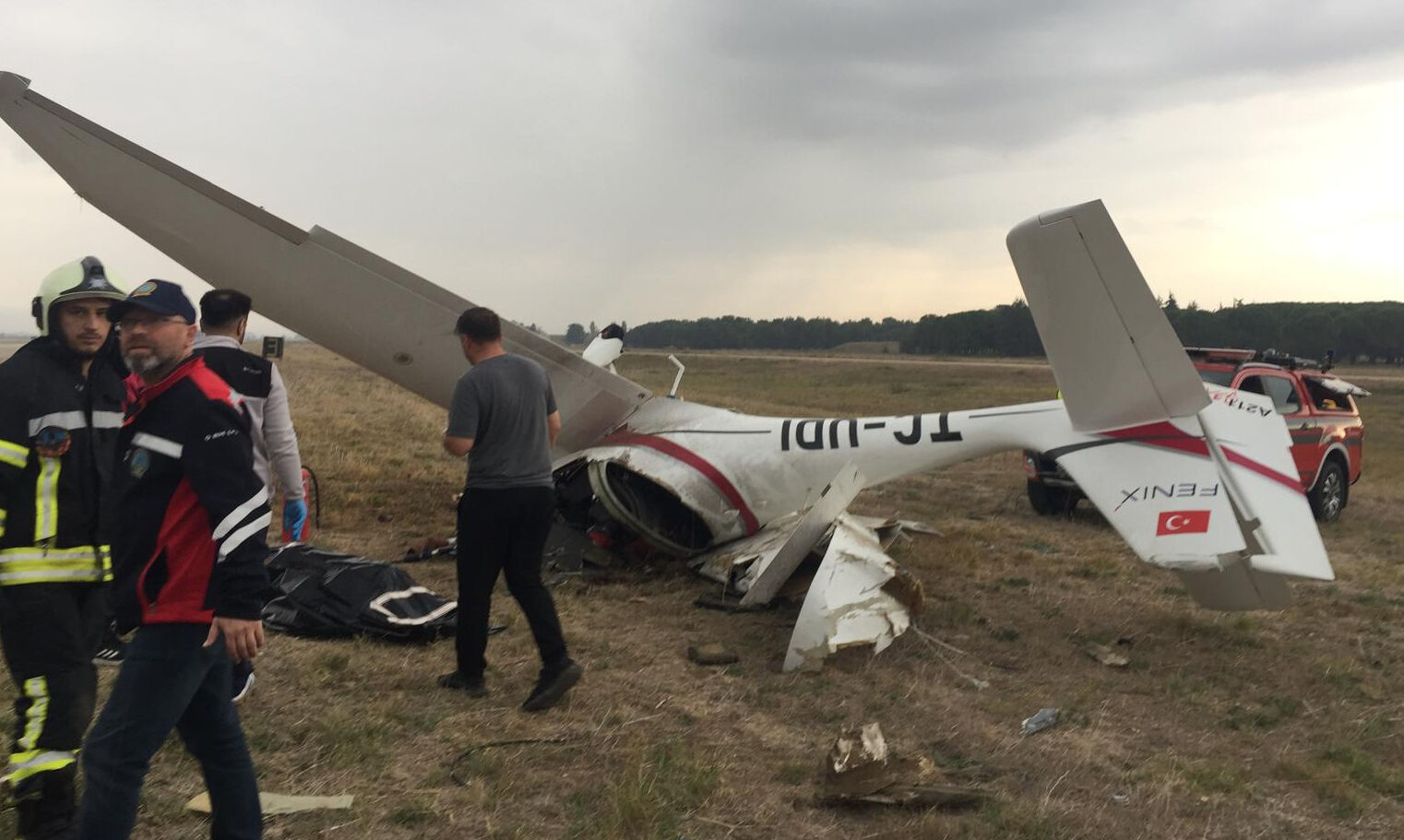 Bursa'da eğitim uçağı düştü! 2 pilot hayatını kaybetti - 1. Resim