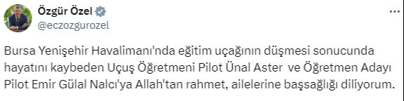 Bursa'da eğitim uçağı düştü! 2 pilot hayatını kaybetti - 2. Resim