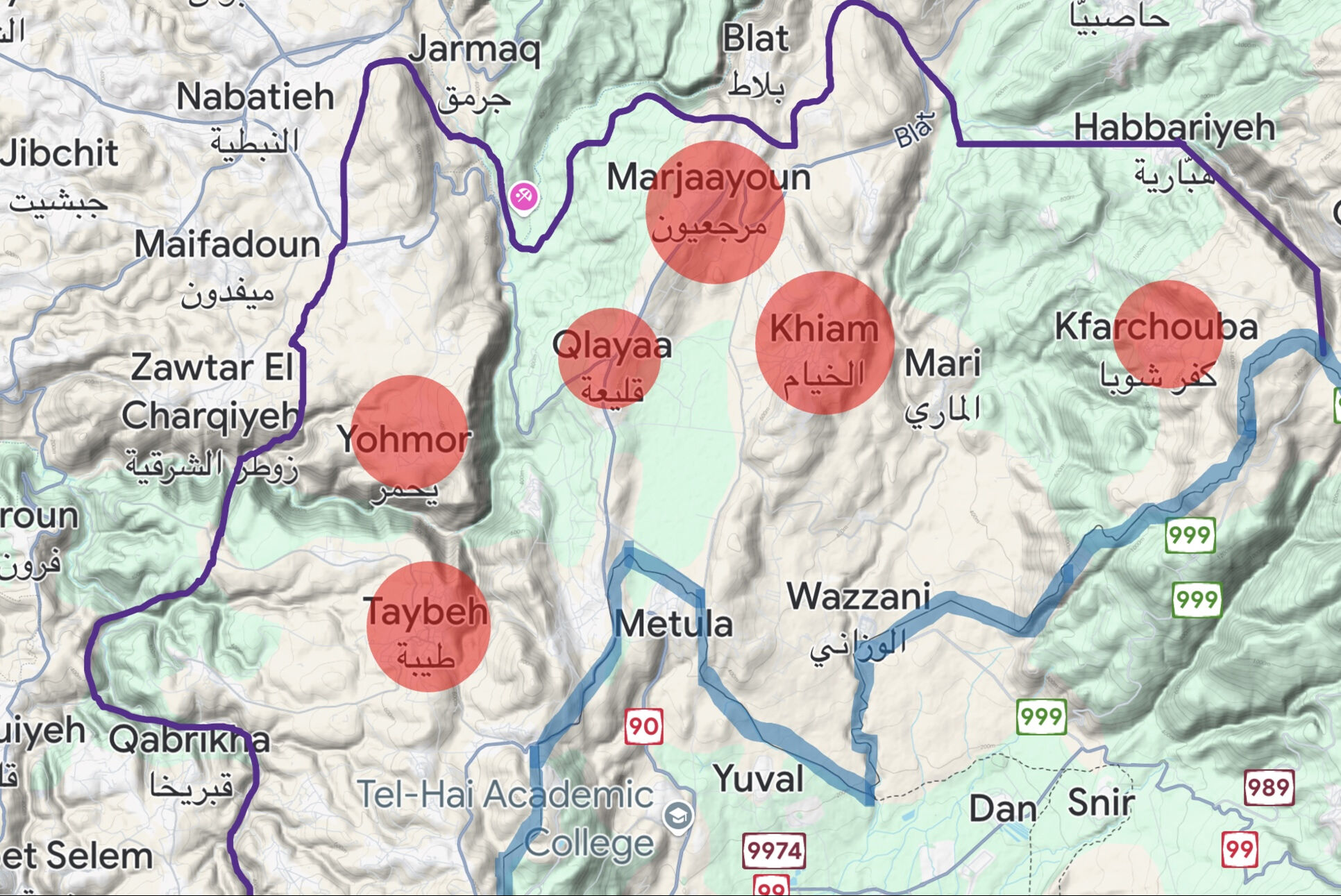 İsrail'den Lübnan'ı gasp planı! Netanyahu yönetimi işgal haritası yayınladı - 3. Resim