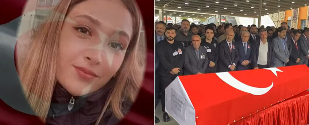 İstanbul Ümraniye'de şehit edilen polis memuru Şeyda Yılmaz son yolculuğuna uğurlandı İstanbul Ümraniye'de şehit edilen polis memuru Şeyda Yılmaz son yolculuğuna uğurlandı - 1. Resim