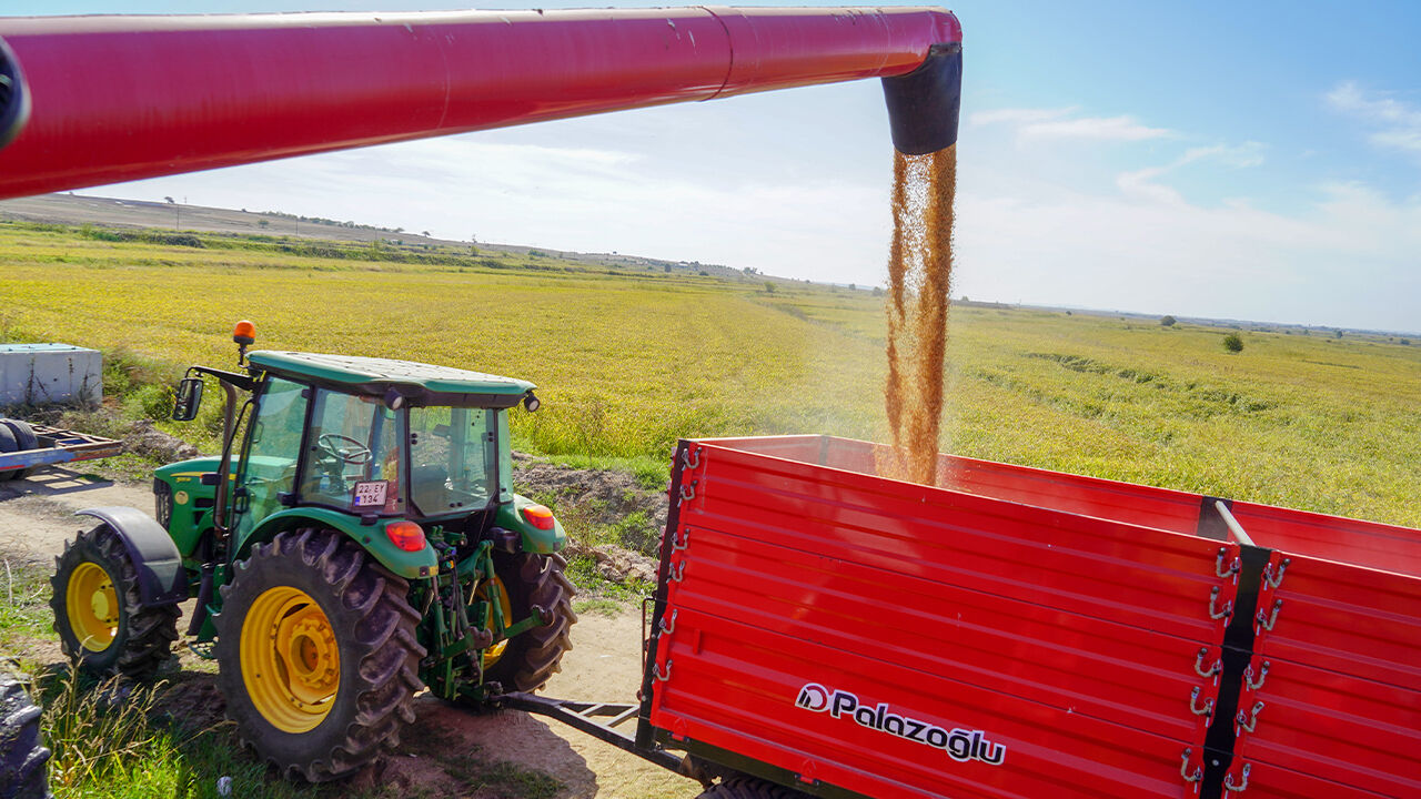 Beyaz altında hasat sürüyor! Kuraklık verimi düşürdü Beyaz altında hasat sürüyor - 2. Resim