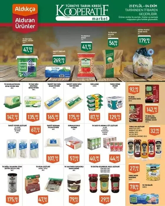 Tarım kredi kooperatifi'nde 24 Eylül-4 Ekim indiriminde neler var? Beyaz peynir, süt, tereyağı... Tarım kredi kooperatifi'nde 24 Eylül-4 Ekim indiriminde neler var? Beyaz peynir, süt, tereyağı... - 13. Resim