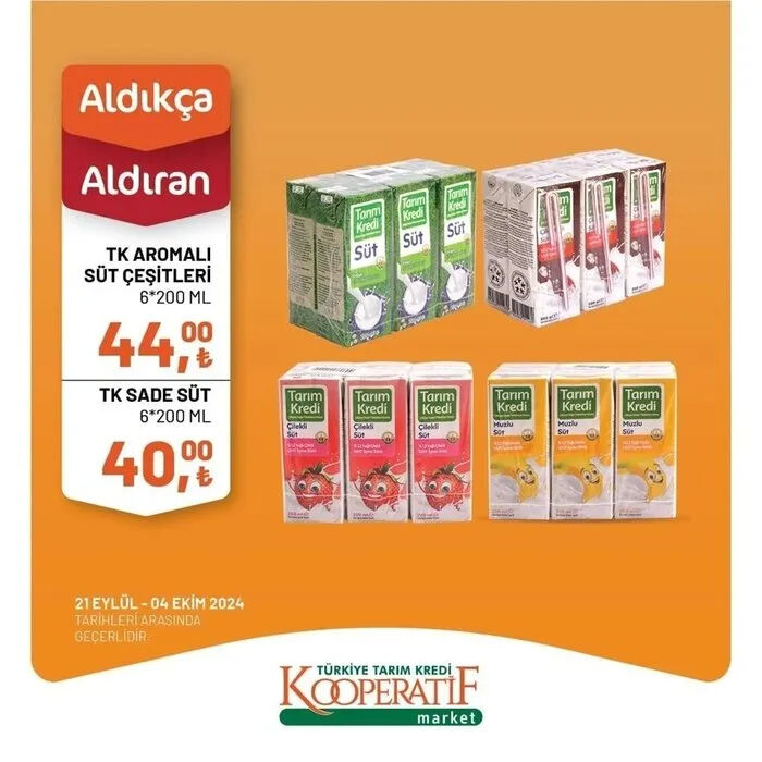 Tarım kredi kooperatifi'nde 24 Eylül-4 Ekim indiriminde neler var? Beyaz peynir, süt, tereyağı... Tarım kredi kooperatifi'nde 24 Eylül-4 Ekim indiriminde neler var? Beyaz peynir, süt, tereyağı... - 9. Resim