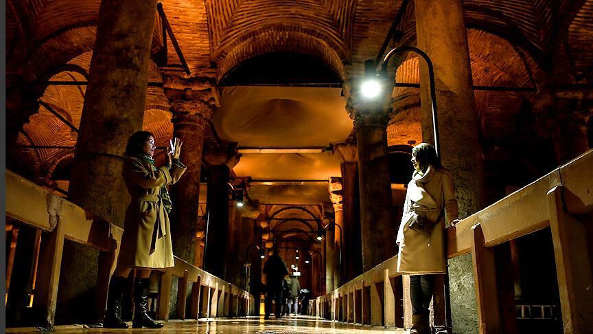 Yerebatan Sarnıcı'nda Müze Kart geçmiyor  Yerebatan Sarnıcı'nda Müze Kart geçmiyor  - 1. Resim