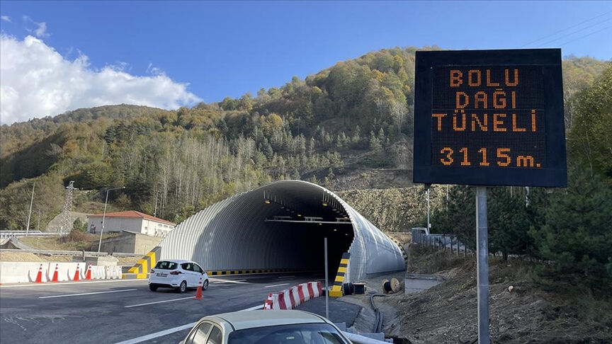 Bolu tüneli 19 Eylül 2024 tarihinden beri trafiğe açıktır  - 2. Resim