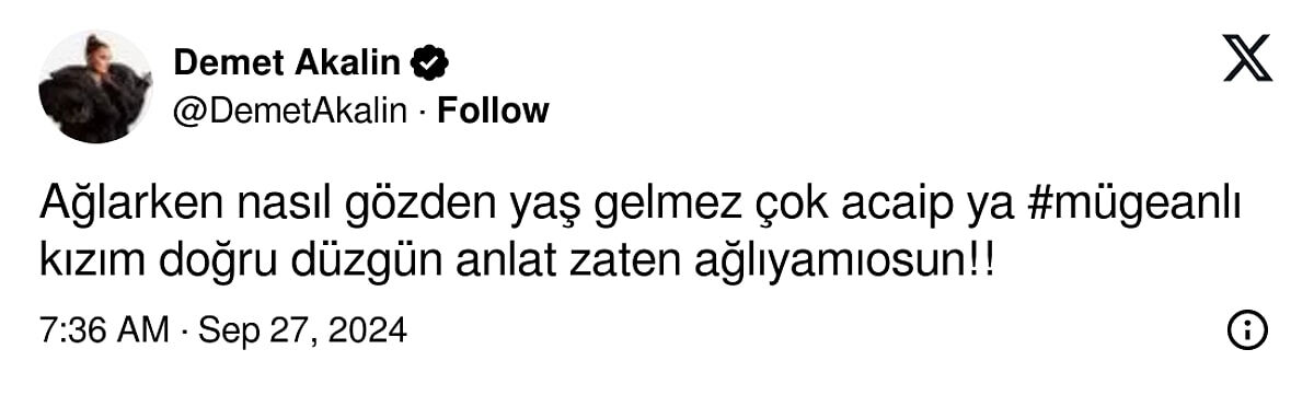Demet Akalın, Müge Anlı'yı da etiketleyip tepki gösterdi! 