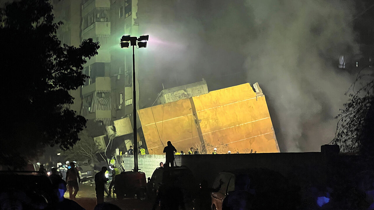 Netanyahu BM'de konuştu, Lübnan'ın başkenti Beyrut'ta peş peşe patlama oldu! İsrail'in hedefi Hasan Nasrallah mı? - 1. Resim