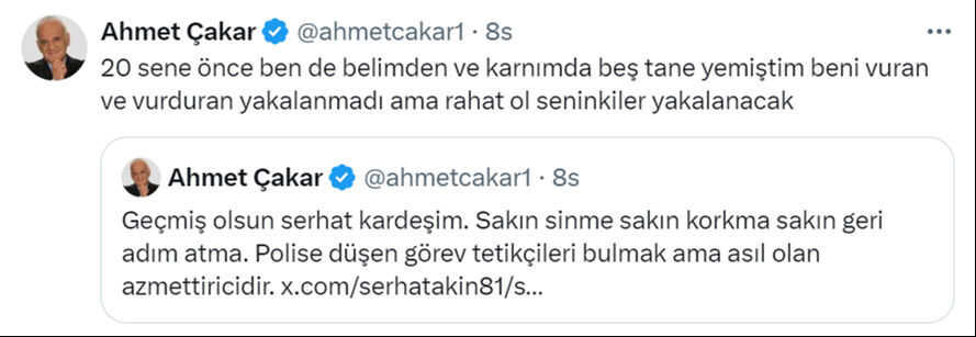 Silahlı saldırıya uğramıştı! Acun Ilıcalı'dan dikkat çeken Serhat Akın mesajı Silahlı saldırıya uğramıştı! Acun Ilıcalı'dan dikkat çeken Serhat Akın mesajı - 3. Resim