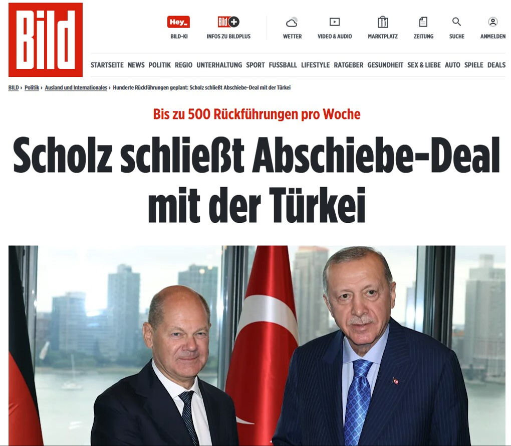 Türkiye, Bild'in  Türkiye, Bild'in