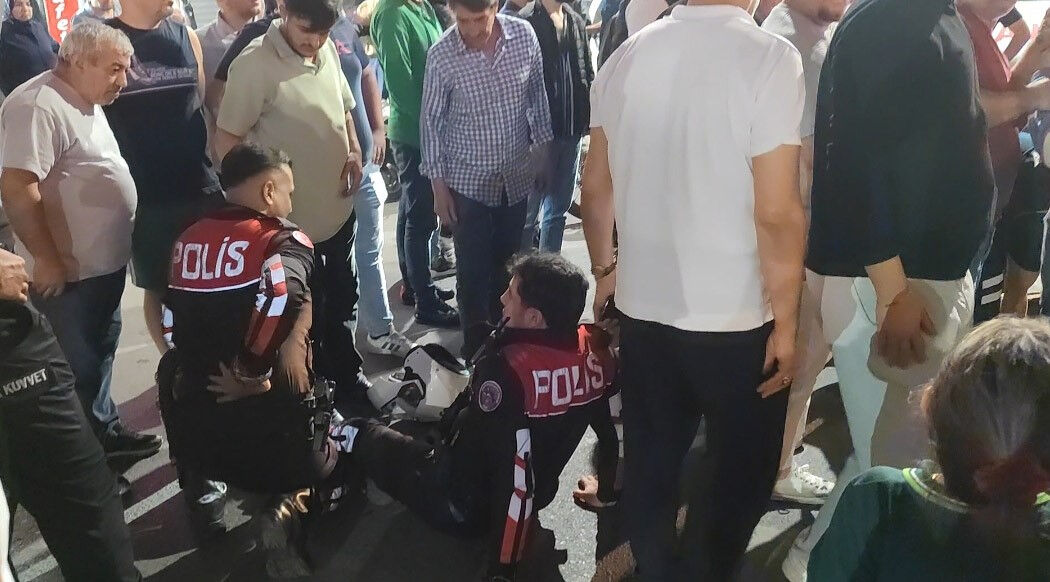 Ehliyetsiz sürücü dehşet saçtı! 2'si polis 4 kişi yaralandı - 1. Resim