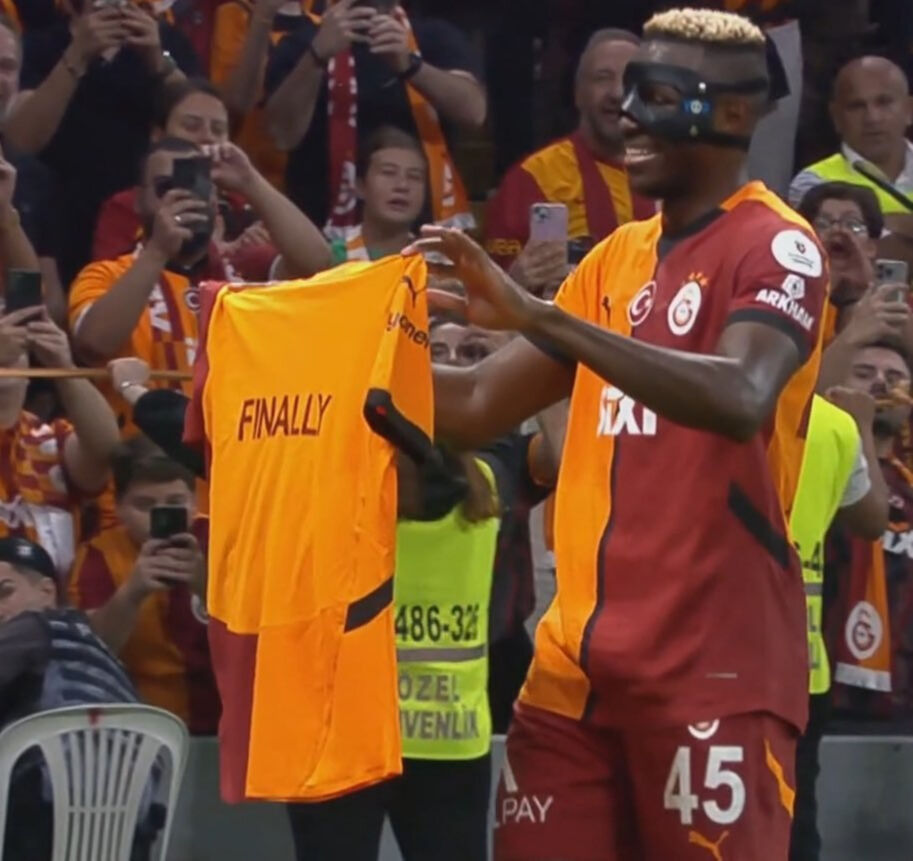 Victor Osimhen Galatasaray'da ilk golünü attı! Victor Osimhen Galatasaray'da ilk golünü attı! - 4. Resim