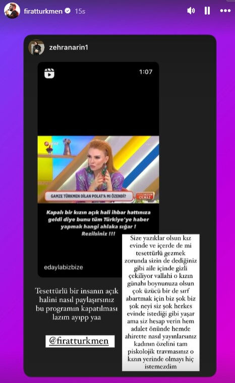 Başörtüsüz hali paylaşılan Gamze Türkmen’in kardeşi Fırat Türkmen çok kızdı! Tepkileri bir bir yayınladı - 5. Resim