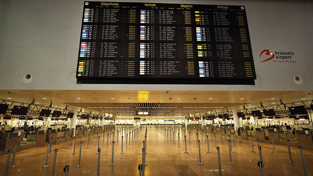 Brüksel Havalimanı çalışanları şartlarının iyileşmesi için seferleri durdurdu Brüksel Havalimanı çalışanları şartlarının iyileşmesi için seferleri durdurdu - 3. Resim