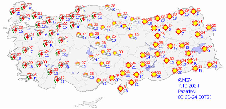 7 kente sağanak alarmı verilmişti! Harita tamamen değişiyor: Yarından itibaren... 7 kente sağanak alarmı verilmişti! Harita tamamen değişiyor: Yarından itibaren... - 5. Resim