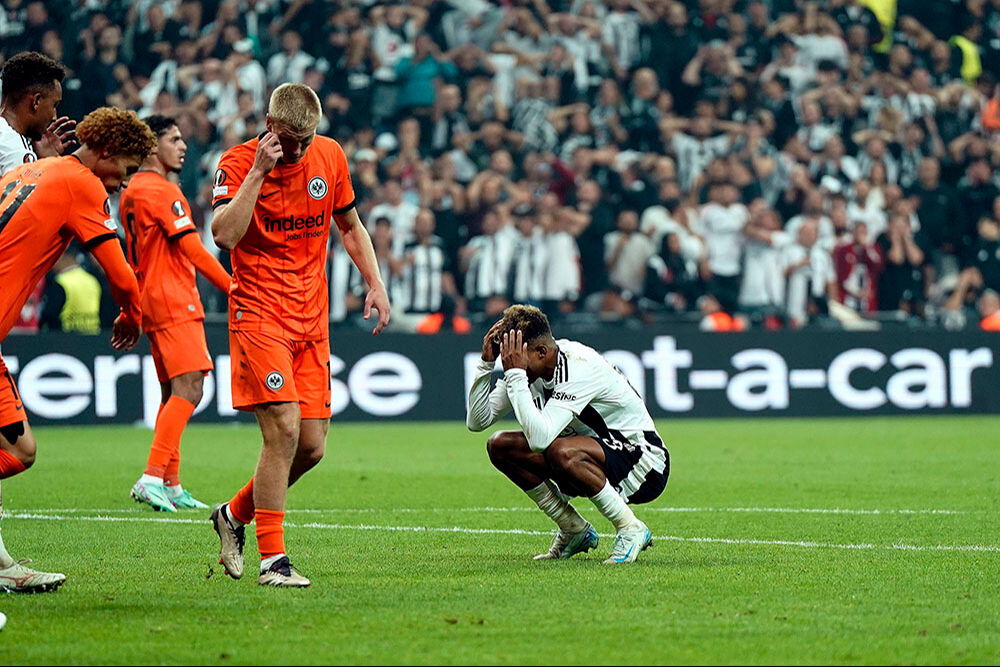 Beşiktaş'a yine hüsran! Avrupa Ligi ikinci maçında Eintracht Frankfurt'a boyun eğdi - 4. Resim