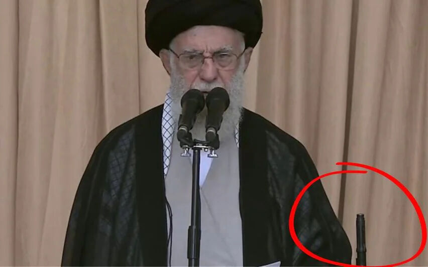 Hamaney 4 yıl sonra hutbeye yine tüfekle çıktı - 3. Resim