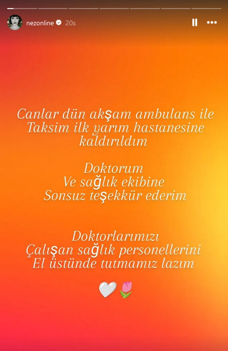 Şarkıcı Nez hastaneye kaldırıldı! Çektiği videoyla herkesi uyardı - 1. Resim