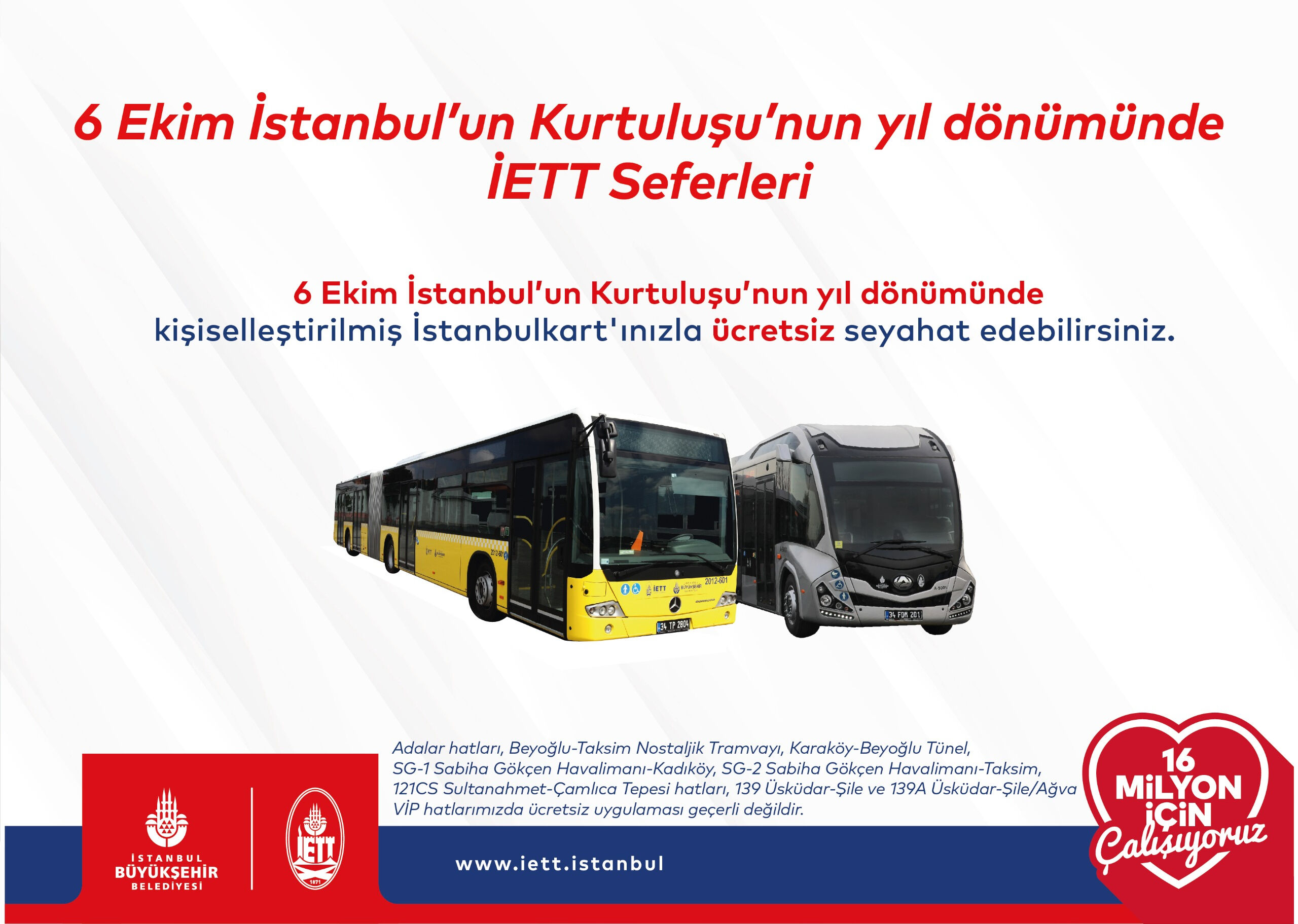 6 Ekim'de İstanbul'da ulaşım ücretsiz mi? - 2. Resim