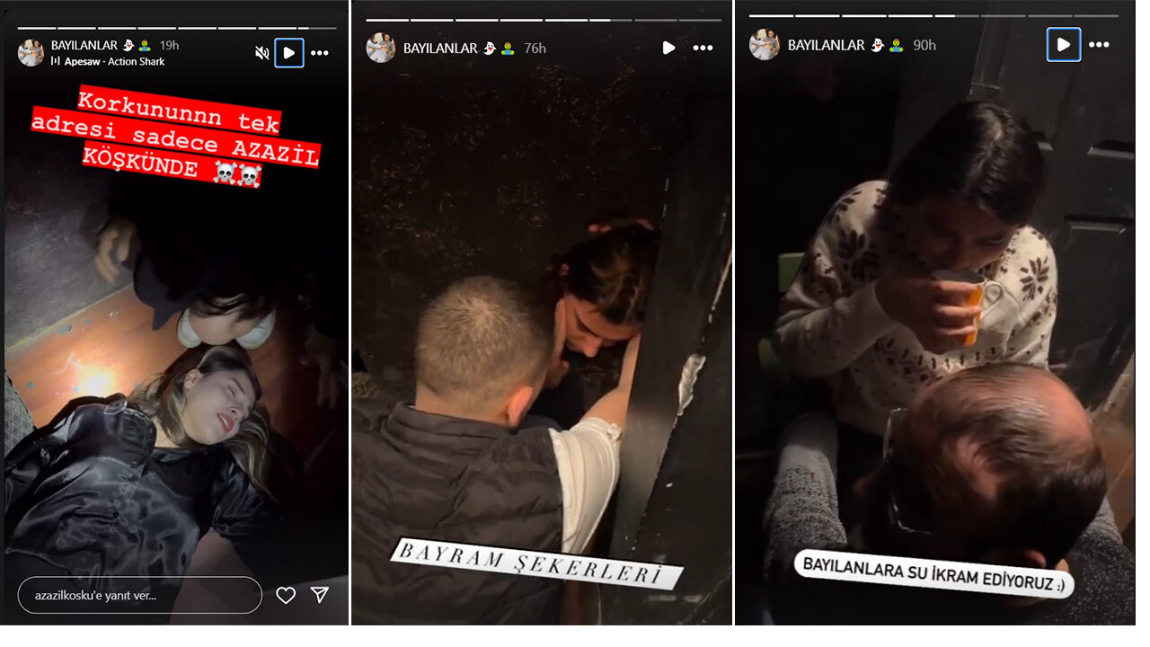 Türkiye İstanbul'daki vahşeti konuşurken... İzmir'de sokak ortasında skandal görüntülerin ardından valilik harekete geçti Balkondan parçalanmış vücut sarkıttılar! İzmir'de satanizm reklamı yapan korku evi tepki çekti - 2. Resim