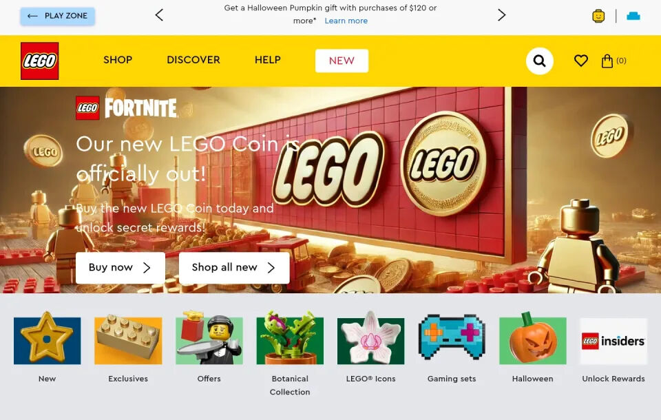 Sahte kripto para duyurusu yaptılar! LEGO'nun sitesi hacklendi Lego'nun web sitesi