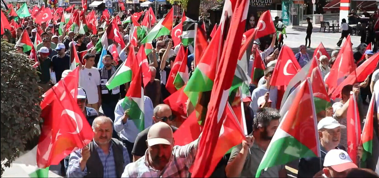 Türkiye, Filistin için sokağa döküldü! İsrail'e lanet okundu, Filistin'e destek verildi - 4. Resim