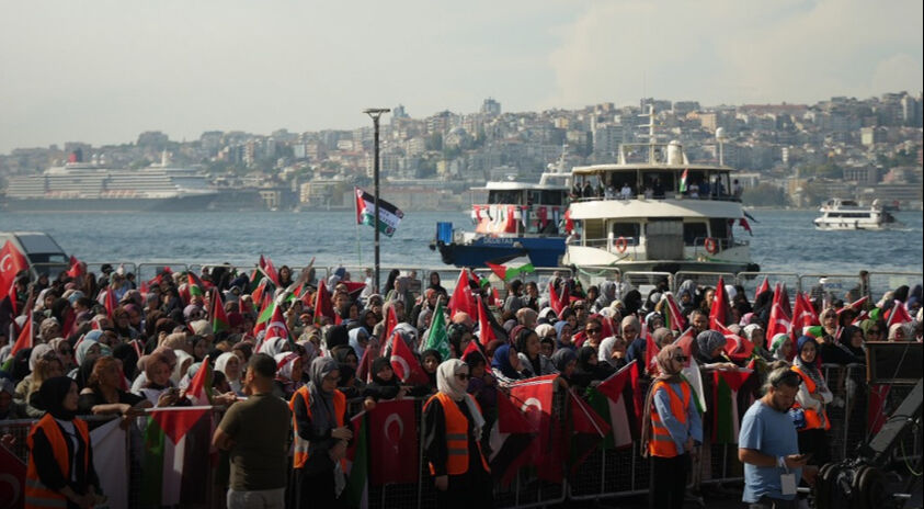 Türkiye, Filistin için sokağa döküldü! İsrail'e lanet okundu, Filistin'e destek verildi - 1. Resim