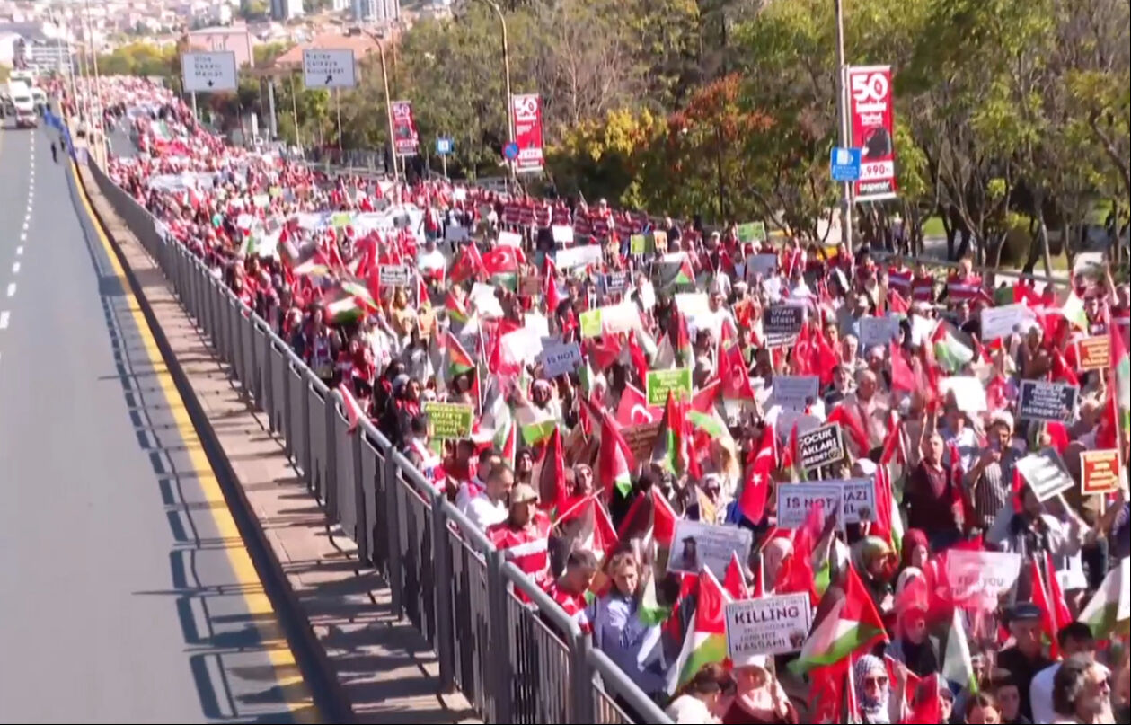 Türkiye, Filistin için sokağa döküldü! İsrail'e lanet okundu, Filistin'e destek verildi - 2. Resim